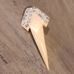 Vintage Art Decor Rhinestone Pin Brooch [Read Details]
